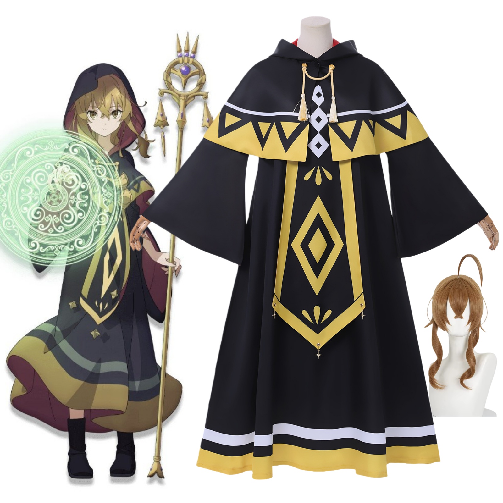 Anime Cosplay Waifu - Anime segredos da bruxa silenciosa mônica
