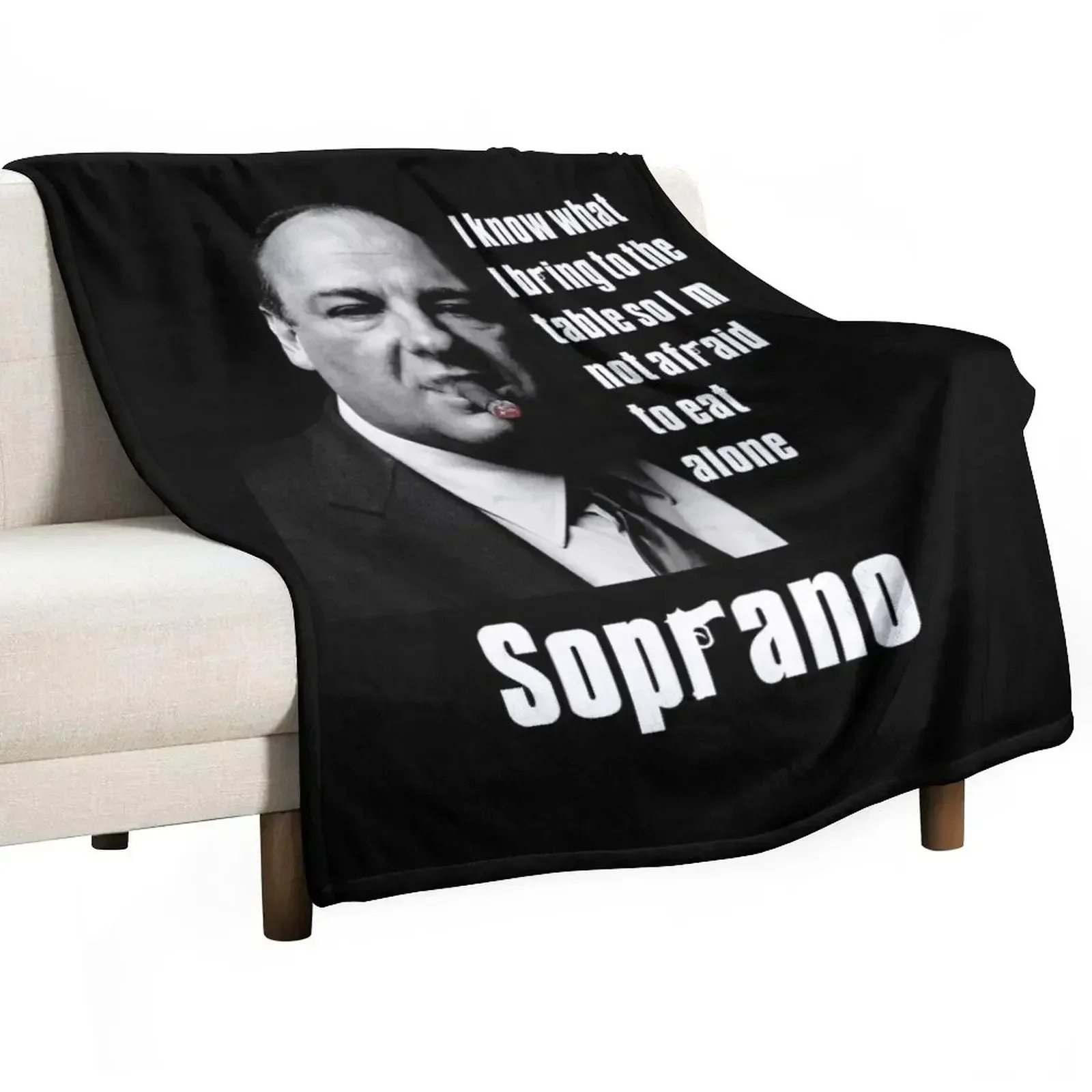 Anime Cosplay Quotes - Cobertor decorativo Tony Soprano cigar Quote,
