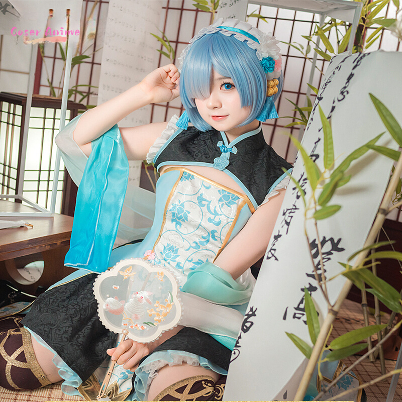 Anime Cosplay Rem - Anime re: a vida em um