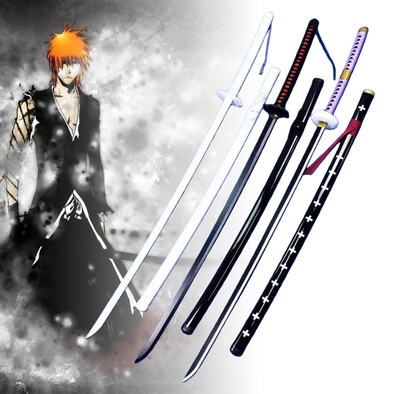 Anime Cosplay Real - Espada kurosaki ichigo katana, 55 polegadas,