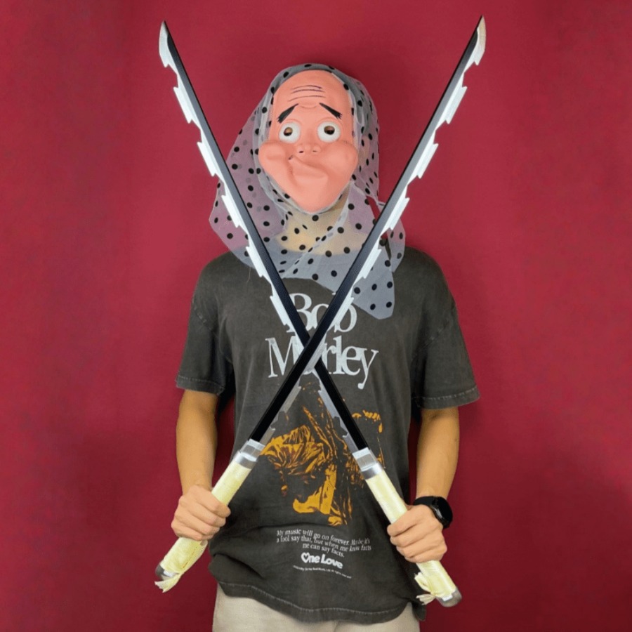 Anime Cosplay Real - 40 polegada demon slayer inosuke katana