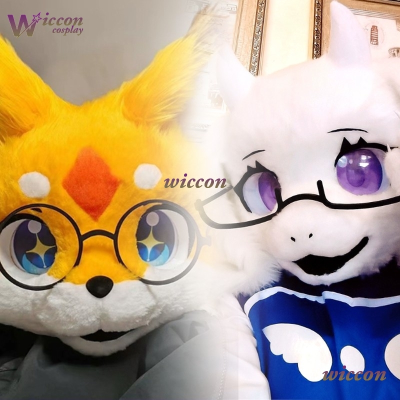 Anime Cosplay Glasses - Ohayo 25cm óculos fursuit acessórios máscara