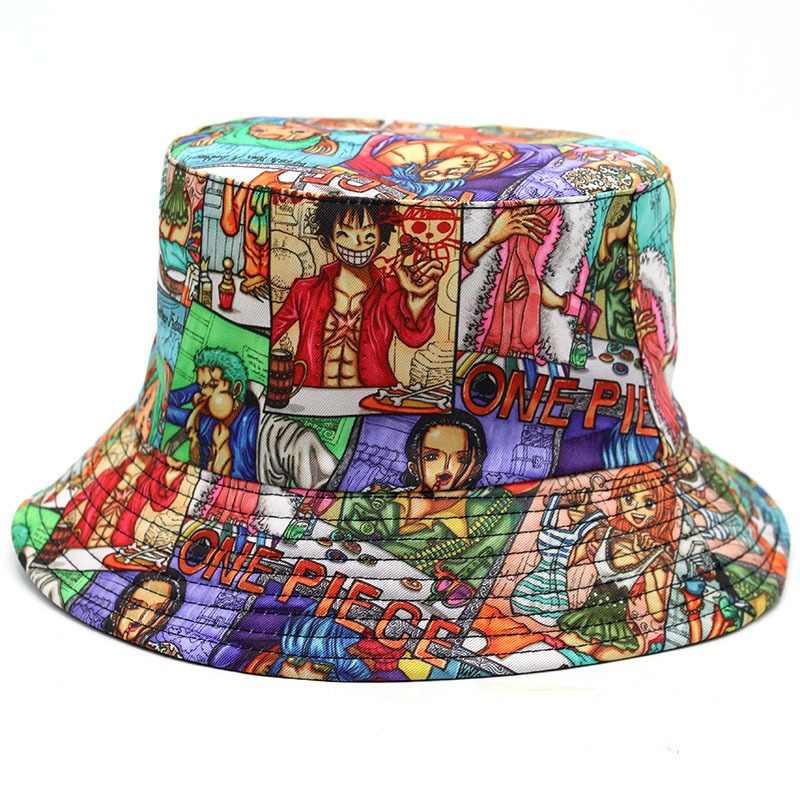 Chapéu bucket com estampa de p - Anime Cosplay Ai avaliação e preço