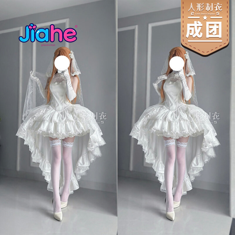 Fantasia Cosplay Yuuki Asuna S - Anime Cosplay Girl Costume avaliação e preço
