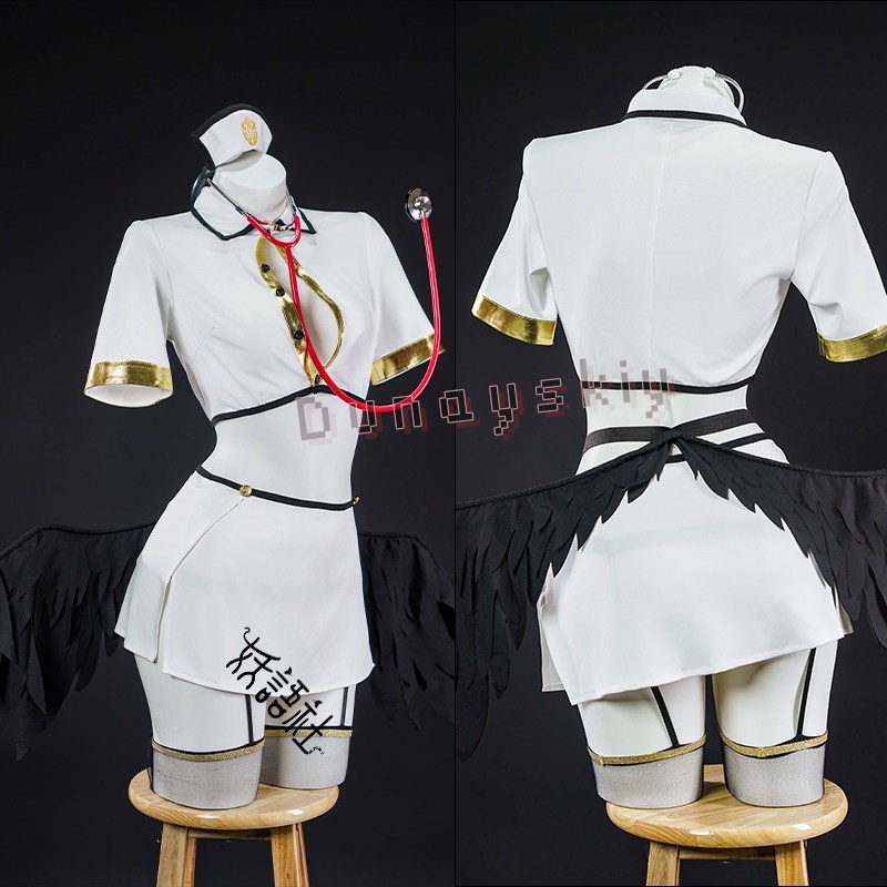 Fantasia Cosplay OVERLORD Albe - Anime Cosplay Nurse avaliação e preço