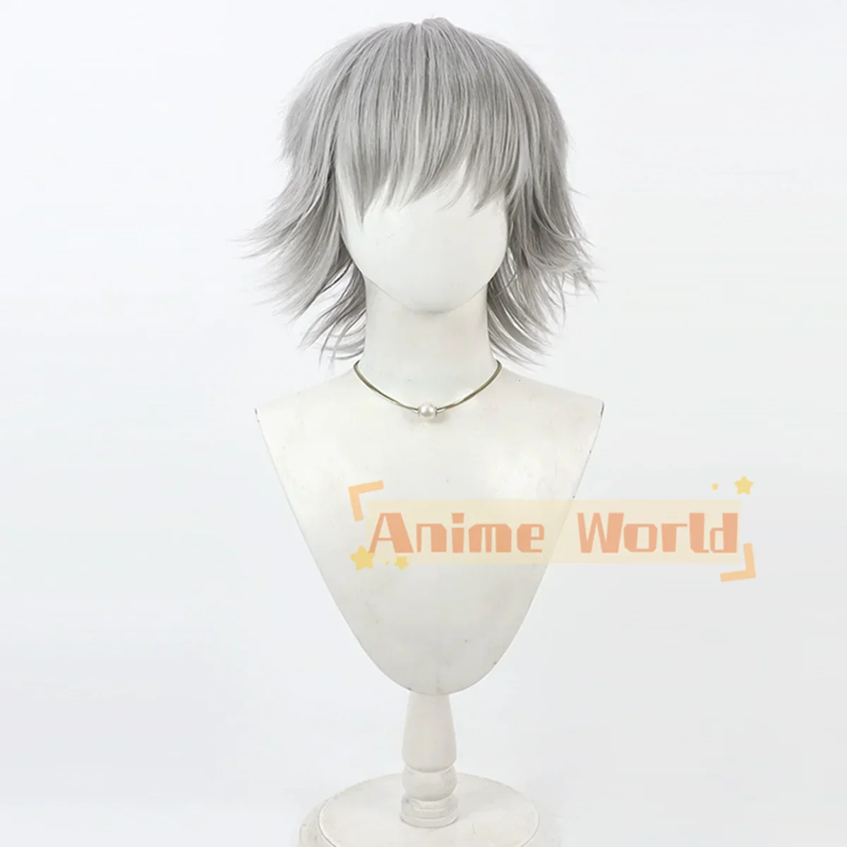Peruca Sintética Cinza Guilty  - Anime Cosplay Glasses avaliação e preço