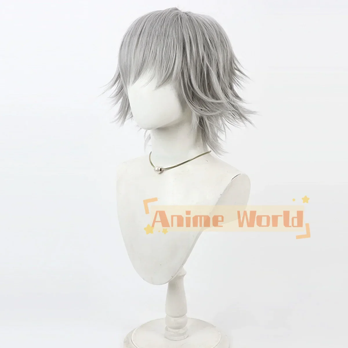 Peruca Sintética Cinza Guilty  - Anime Cosplay Glasses avaliação e preço