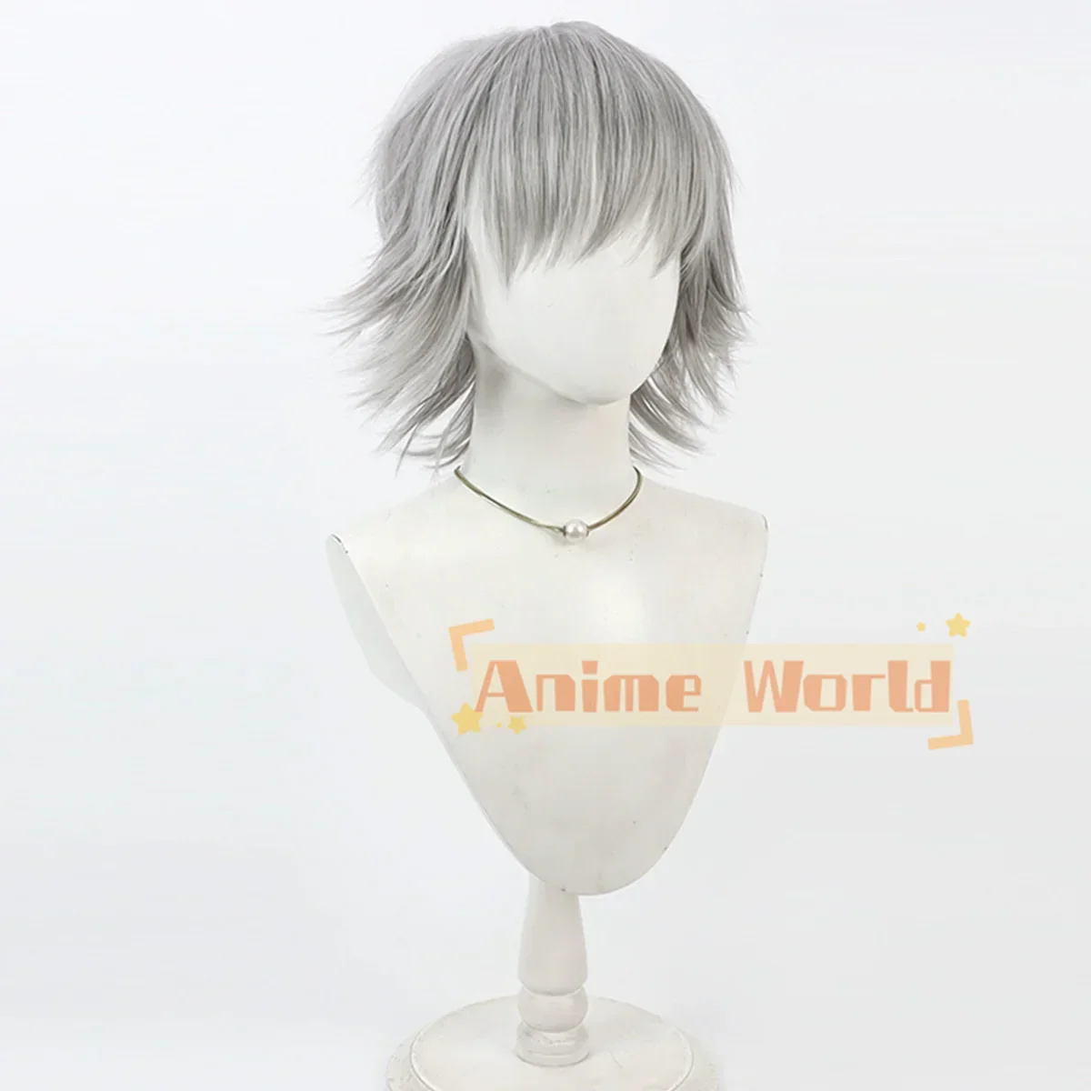 Peruca Sintética Cinza Guilty  - Anime Cosplay Glasses avaliação e preço