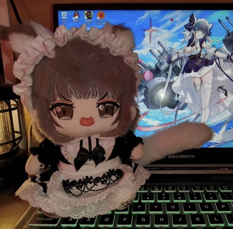 Pelúcia de 20cm do HMS Cheshir - Anime About Cosplay Girl avaliação e preço