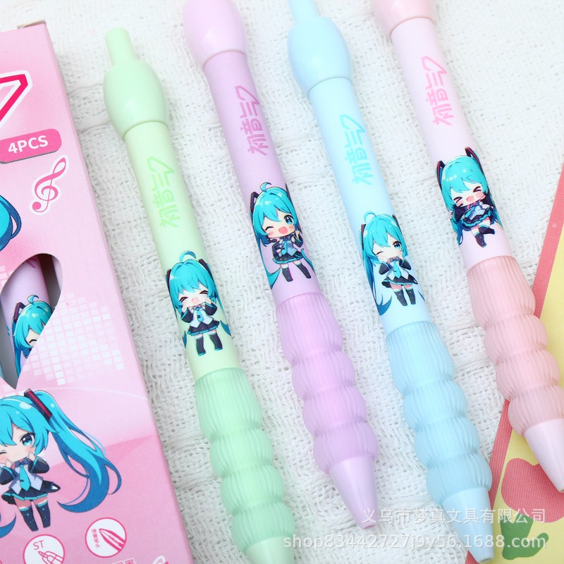 Caneta Gel Kawaii Hatsune Miku - Anime Cosplay Ai avaliação e preço