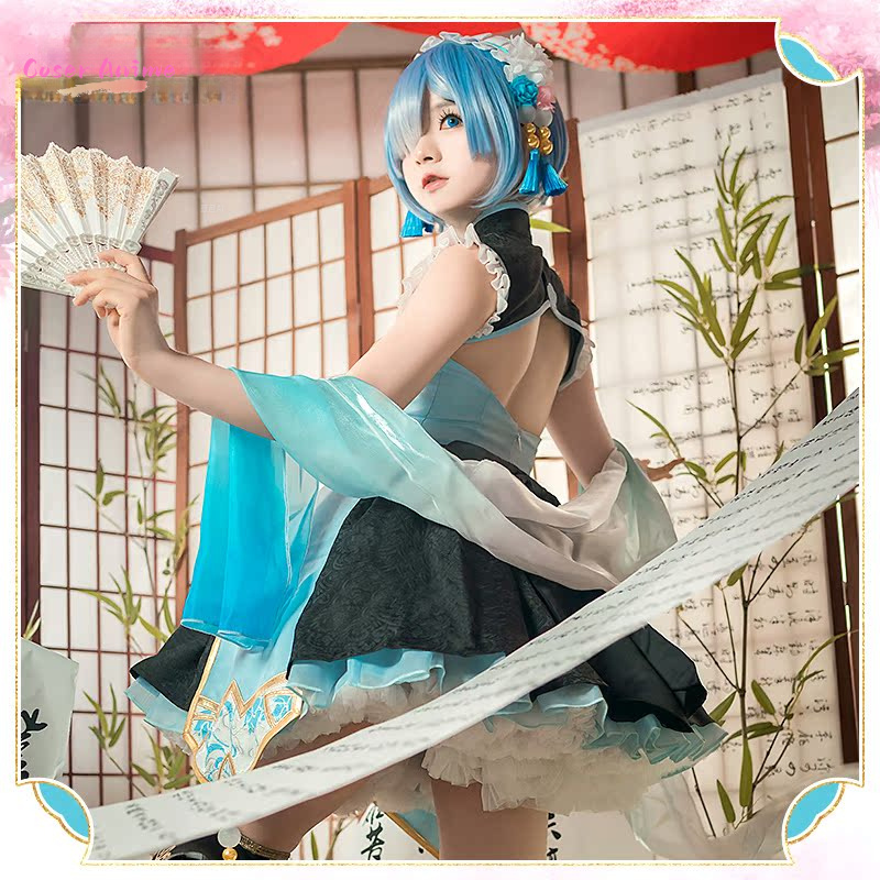 Anime re: a vida em um mundo d - Anime Cosplay Rem avaliação e preço