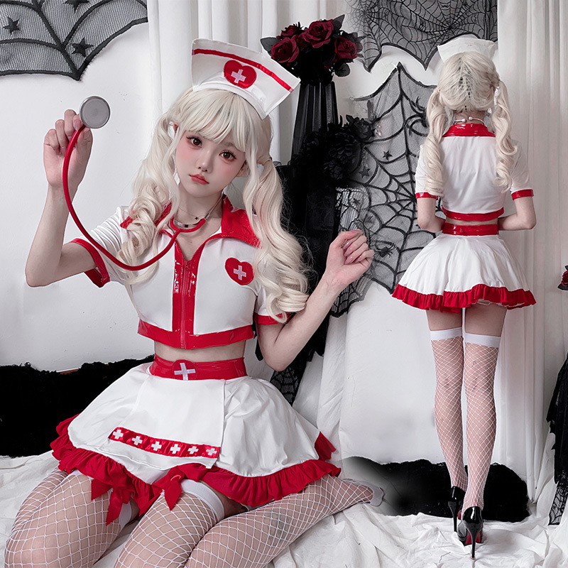 Fantasia de Enfermeira Feminin - Anime Cosplay Nurse avaliação e preço