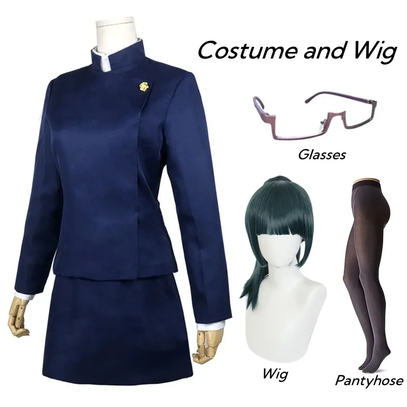Fantasia de Cosplay Maki Zenin - Anime Cosplay Glasses avaliação e preço