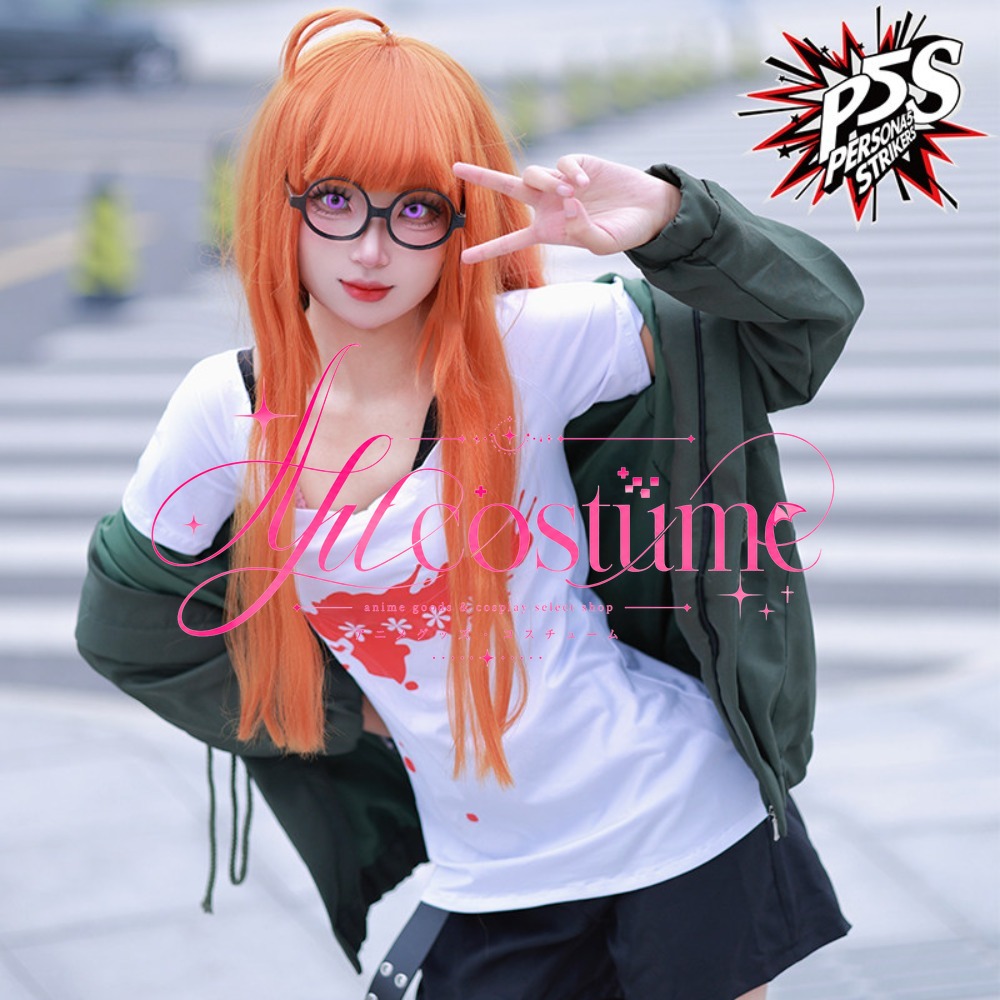 Fantasia de Cosplay Futaba Sak - Anime Cosplay Glasses avaliação e preço