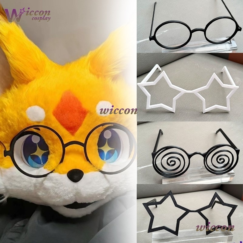 Ohayo 25cm óculos fursuit aces - Anime Cosplay Glasses avaliação e preço